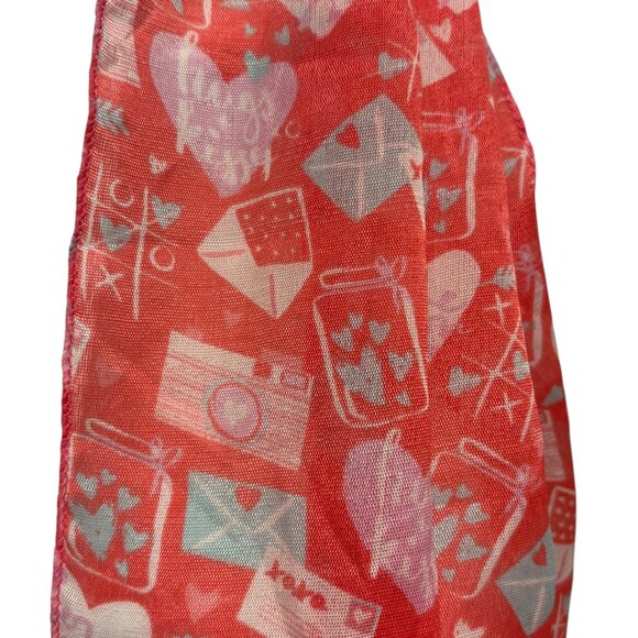 Valentine’s Day Themed Scarf/Wrap - Picture 3 of 3